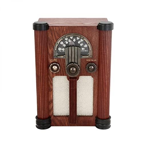 Renovators Supply Manufacturing Radios Natural Oak Empire Tape/Radio AC Operated 14"H | Renovator's Supply
