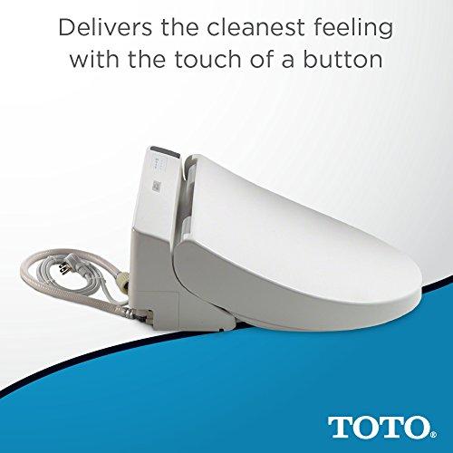 TOTO TOTO SW2024#01 A200 WASHLET Electronic Bidet Tolet Seat with SoftClose Lid, Elongated, Cotton White