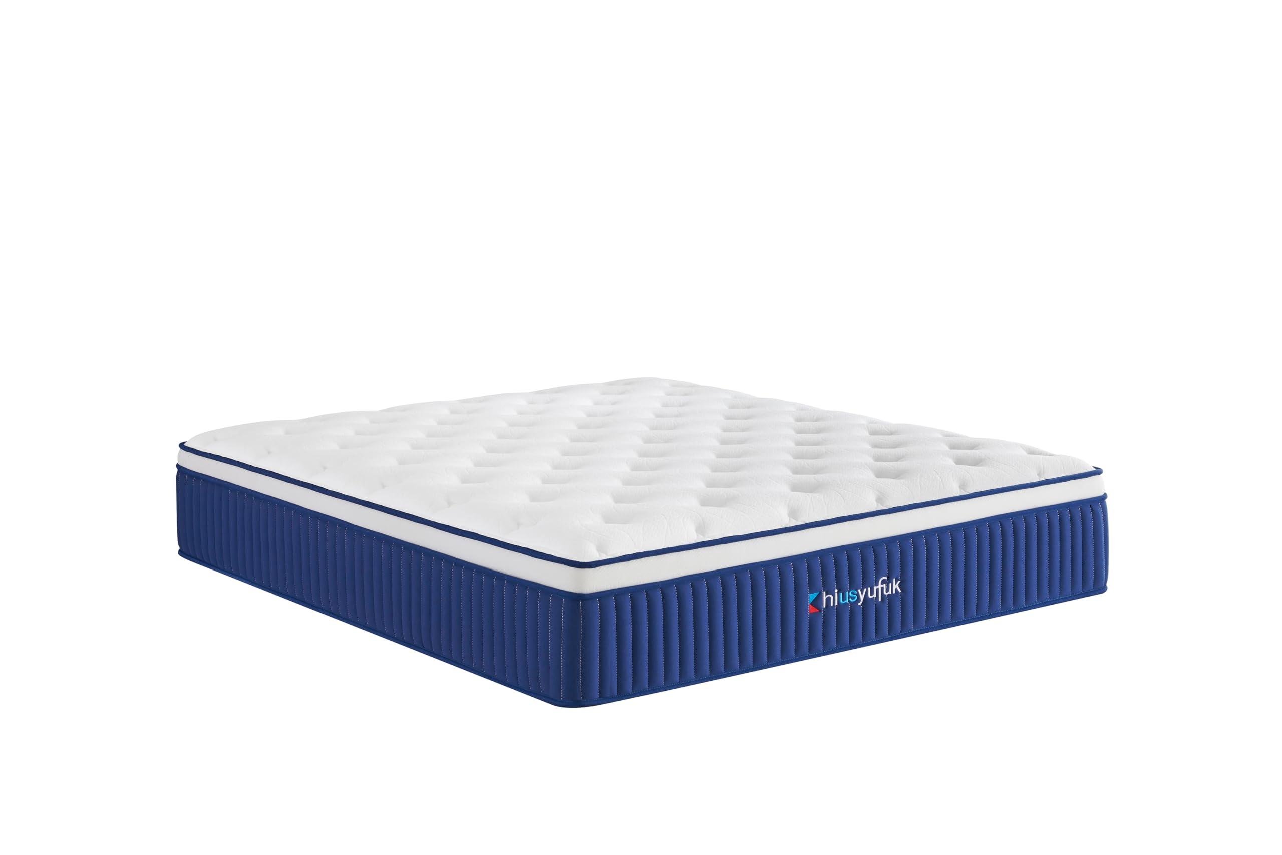 Chiusyufuk Chiusyufuk Full Mattress,12 Inch Full Size Mattress in a Box,Single Bed Mattress with Memory Foam and Pocket Spring,Ergonomic Design & Pressure Relief,Medium Firm Mattress,54"*75"*12"