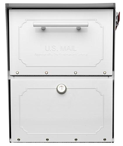 ARCHITECTURAL MAILBOXES Architectural Mailboxes Oasis Classic Large High Security Parcel Mailbox, White