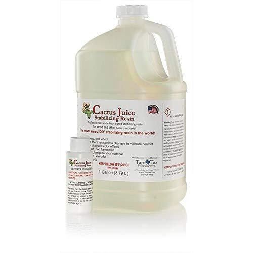 TurnTex Cactus Juice Stabilizing Resin for Woodworking-1 Quart