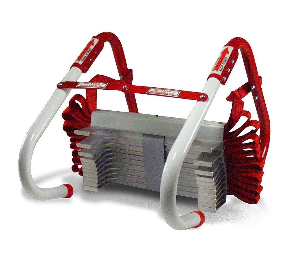 Kidde Kidde Fire Escape Ladder, 3-Story Rope Ladder, Extends to 25-Feet, Anti-Slip Rungs