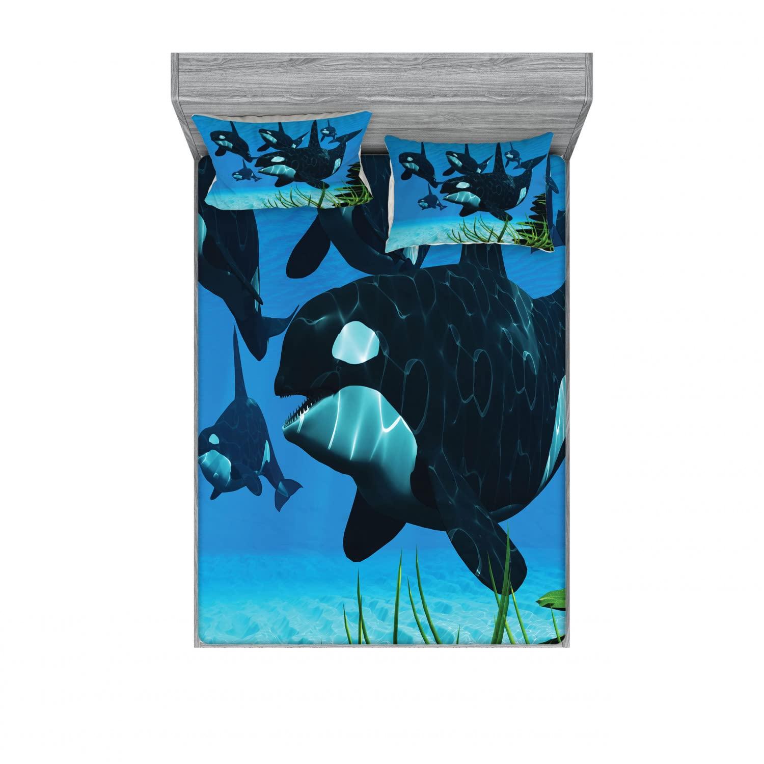 Elf Linen Elf Linen Luxurious 1500 Thread Count Italian Finish 100% Egyptian Cotton 4-Piece Bed Sheet Set, King, Chocolate Stripe Pattern (Fits Mattress Up to 21-23\" Deep Pocket)