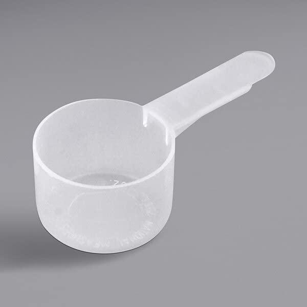 Advanced Girl 29.6 mL Plastic Measuring Packaging Scoop (= 6 teaspoon/ = 29.6 cc/ = 2 tablespoons/ 1 fl oz), Medium Handle - to Measure and Dispense Spices, Granules, Powders, for Seeds Packing (20)