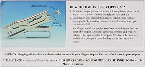 Advantus Ace 07020 Clipper Stapler Lightweight 210 Staple Capacity Chrome