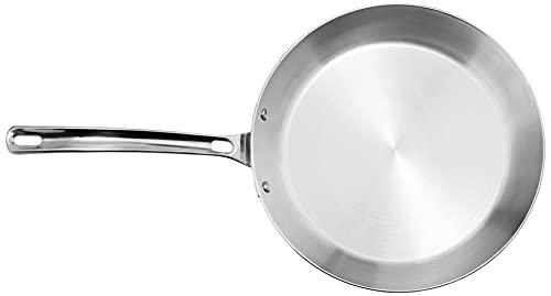 Viking Culinary Viking Contemporary 3-Ply Stainless Steel Fry Pan, 12 Inch, Silver
