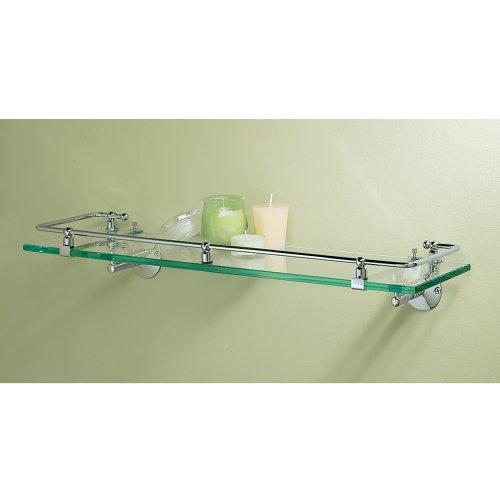 Gatco Gatco 1438C Glass Railing Shelf, Chrome