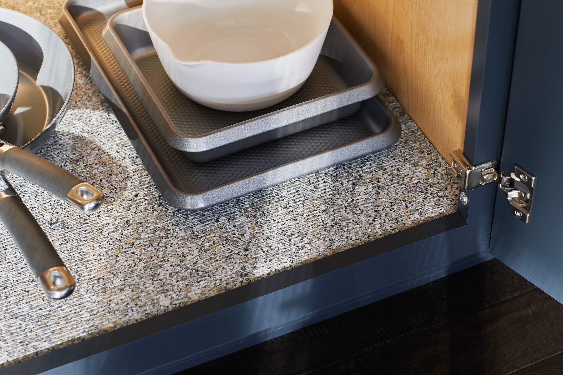 Duck Duck - 282028 Smooth Top EasyLiner, 12-inch x 10 Feet, Grey Granite