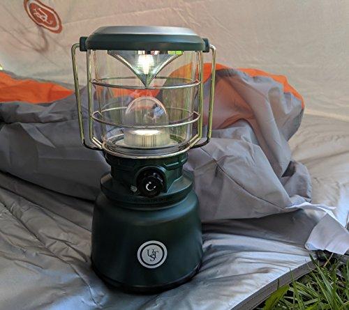 ust UST Heritage Camp 1,000 Lumen Water Resistant Lantern with Dimmer Switch and Hook for Camping, Hiking, Emergency and Outdoor Survival