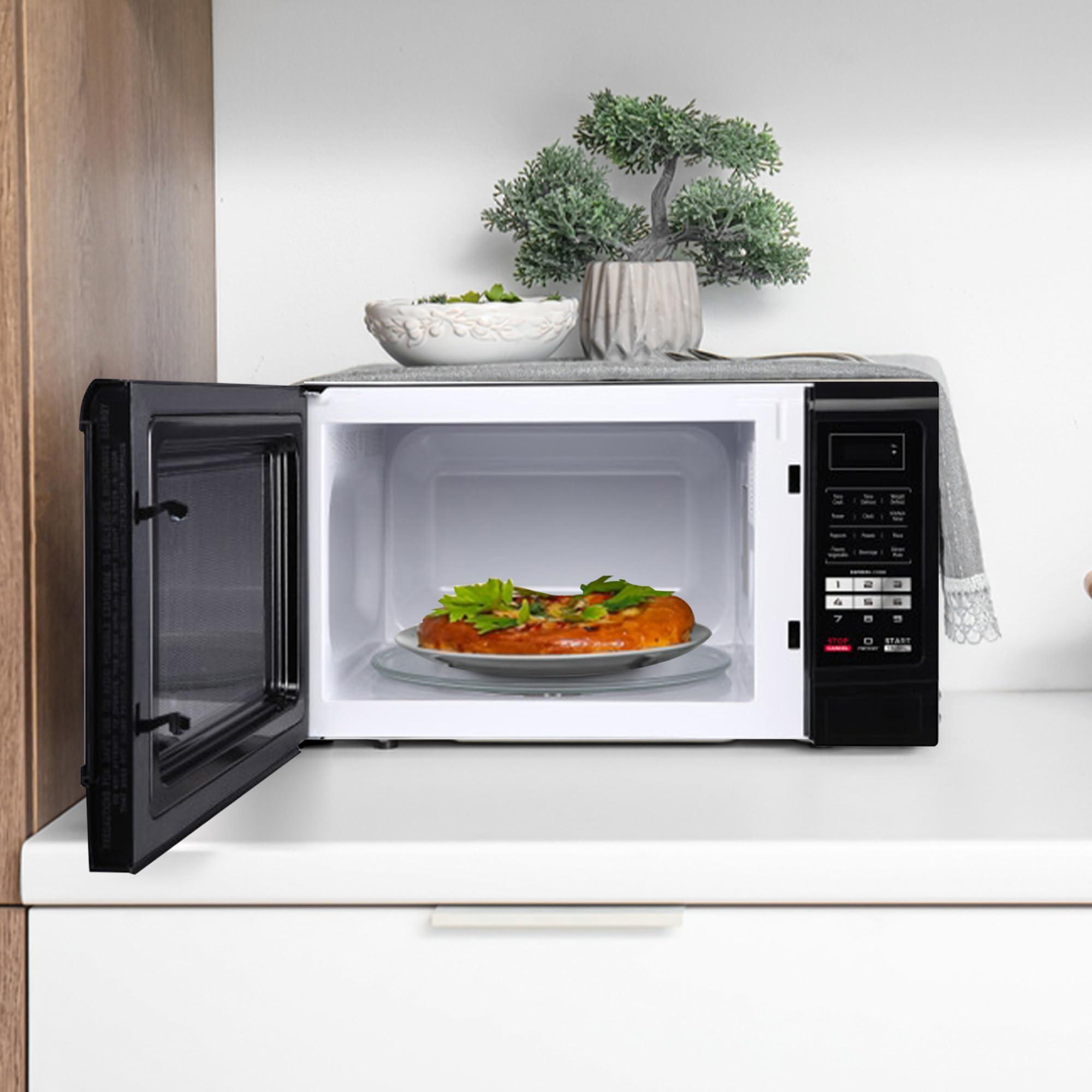 Magic Chef Magic Chef Countertop Microwave Oven, Small and Compact, 1100 Watt, 1.6 Cu Ft, Black