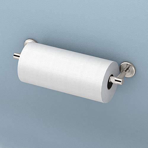 Gatco Gatco 1433SN Latitude II Paper Towel Holder, Satin Nickel | Wall Mount Kitchen, Bathroom Paper Towel Holder