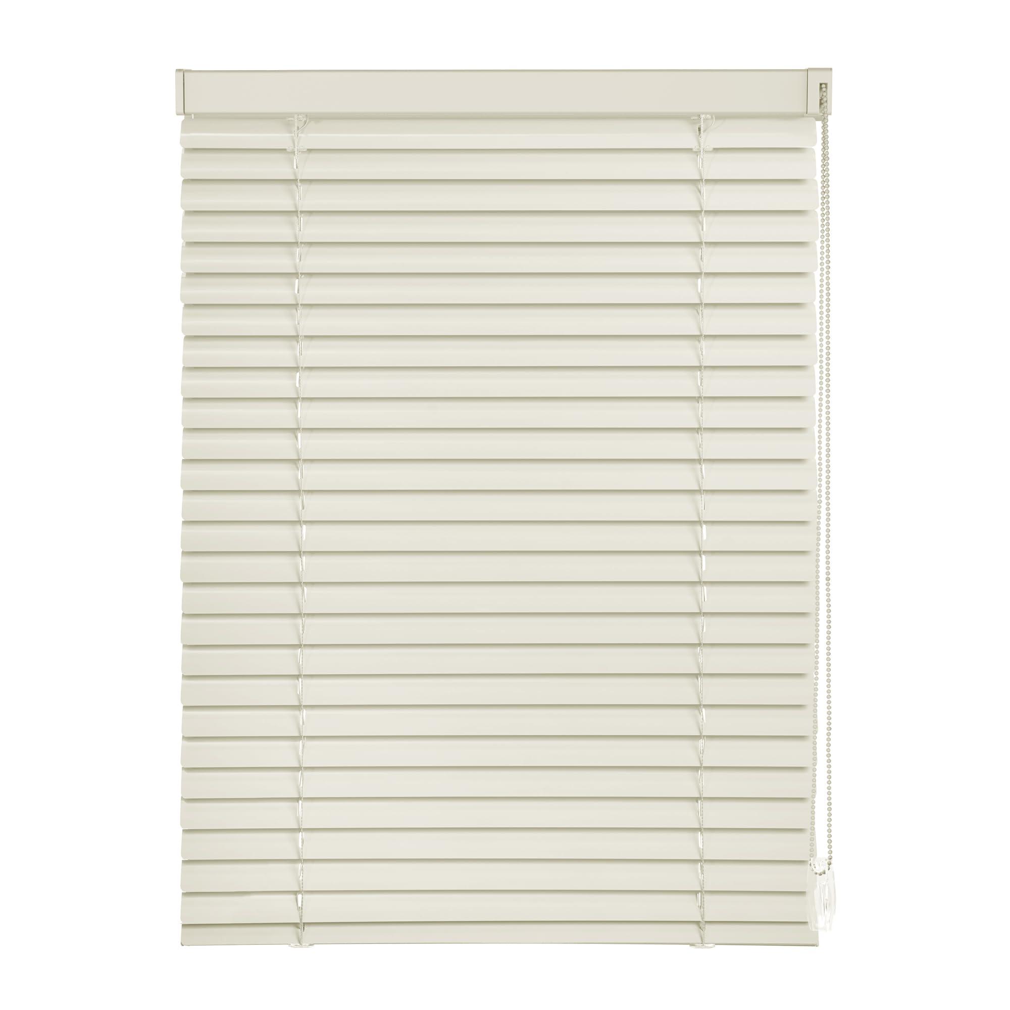 simty Simty Corded 1\" Aluminum Mini Blinds for Windows, Venetian Horizontal Blinds, Privacy Shades for Bedroom, Bathroom,Kitchen,Office, 44\" W x 72\" H, Beige