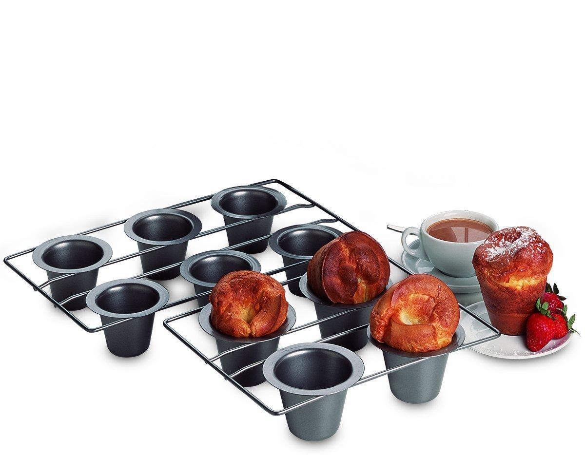 Chicago Metallic Chicago Metallic 26121 Professional 12-Cup Non-Stick Mini-Popover Pan, 16-Inch-by-10.75-Inch