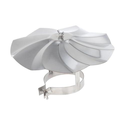 generic Chimney Cap Chimney Rain Cap Vent Cap Application Chimney Tube Cowl Flue Pipe Rain Cover Rainproof Stainless Steel