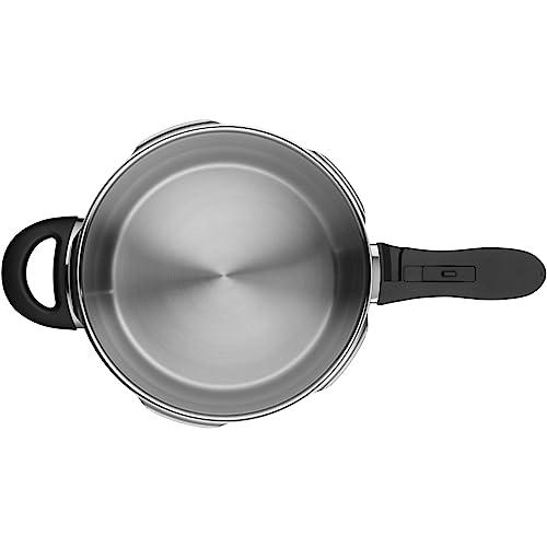WMF WMF Perfect Plus Quick Cooker Diameter 22 cm Diameter of 6 Litres and a Half with Flame Protection Cromargan Stainless Steel for Induction