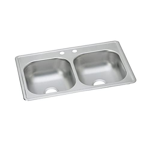 Elkay Elkay DSE233192 Dayton Kitchen Sink, 33 x 19, Elite Satin