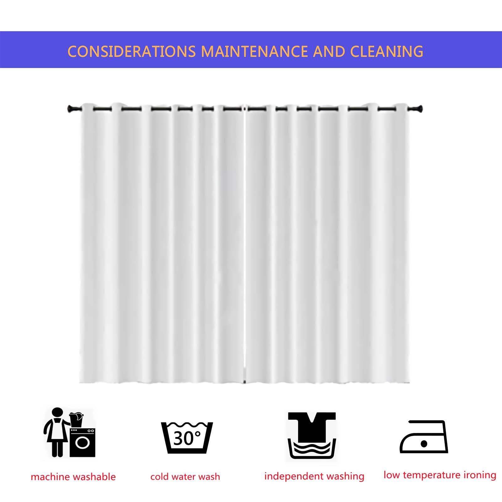 BHJKL Buffalo Plaid Elk Blackout Curtains, Rustic Red Black Window Treatment Set, 2 Panels 3D Printed Grommet Curtains for Room/Bedroom Heat Insulation Noise Reduction Drapes(63" Wx45 L)