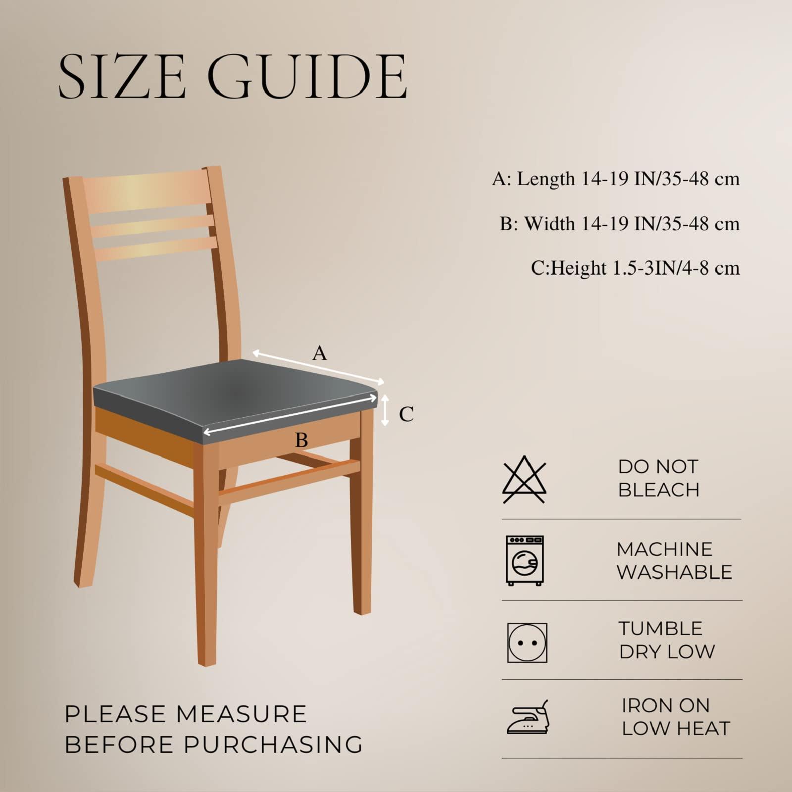 SearchI SearchI Waterproof PU Leather Dining Chair Seat Covers Bundle Newest Sofa Cover Couch Covers