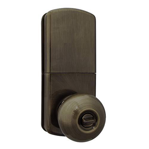 MiLocks MiLocks DKK-02AQ Electronic Touchpad Entry Keyless Door Lock, Antique Brass