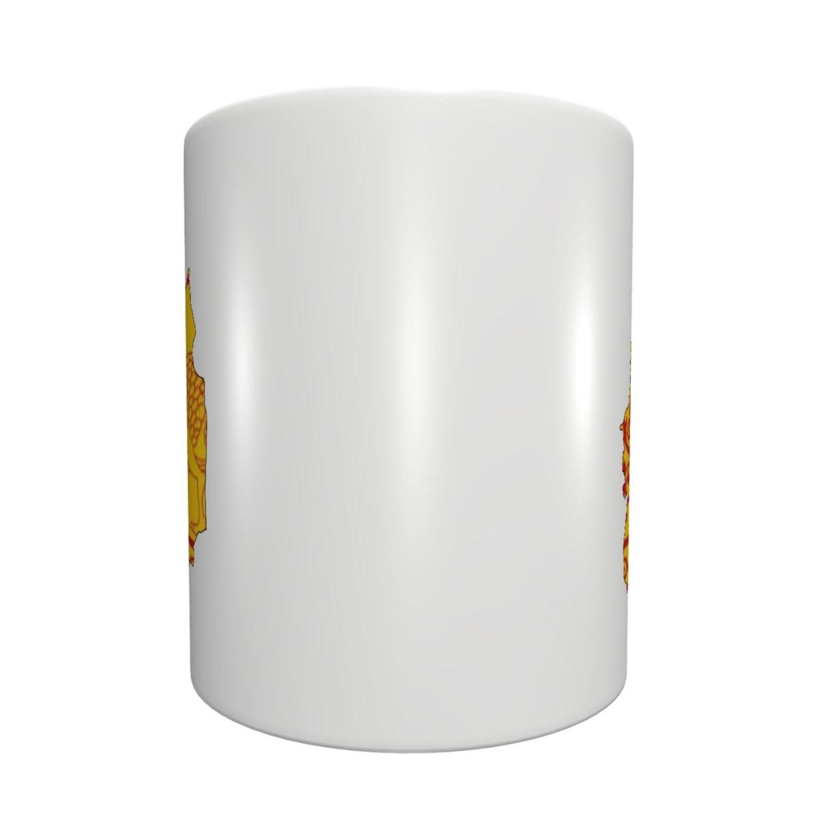 QIZYOQA QIZYOQA Uva Province Flag Map Coffee Mugs 11 Oz Tea Cup Double-Sided Print Mug With Handle Cups Great Gifting Office Home Coffee Mugs