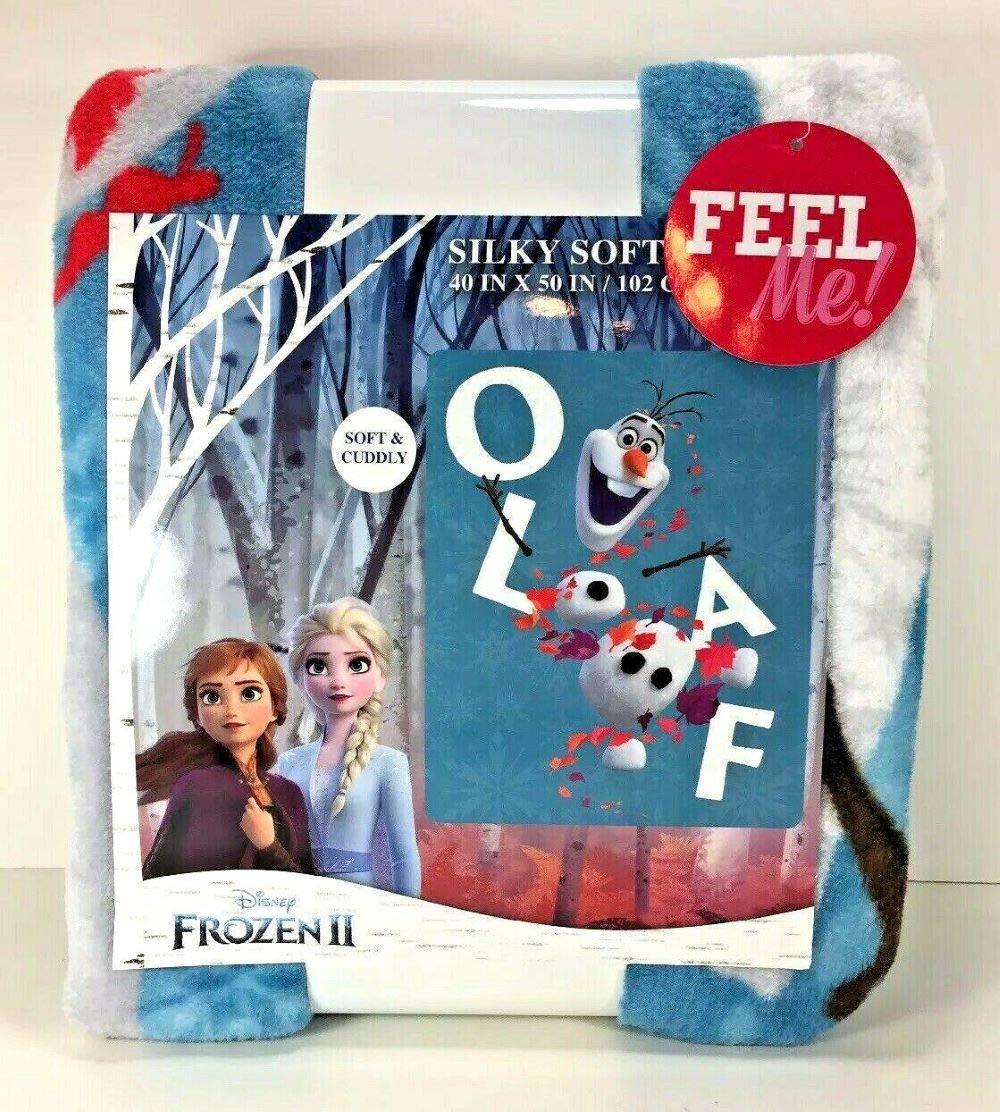 NORTHWEST ENTERPRISES NORTHWEST ENTERPRISES Disney Frozen 2 Olaf Silky Soft Throw Blanket 40" x 50" Olaf's Adventures II