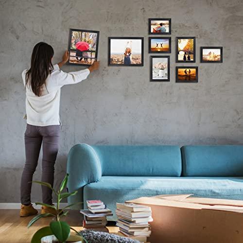 Giftgarden Giftgarden 5x7 Picture Frame Black 5 x 7 Photo Frames Bulk for Wall or Tabletop, 12 Pack