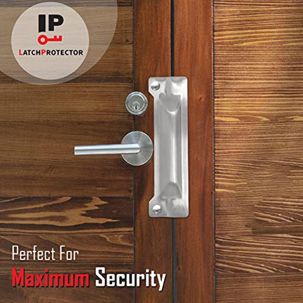 AMIAEDU (3\" x 11\") Latch Protector Full Cut Out Latch Guard zinc LP215