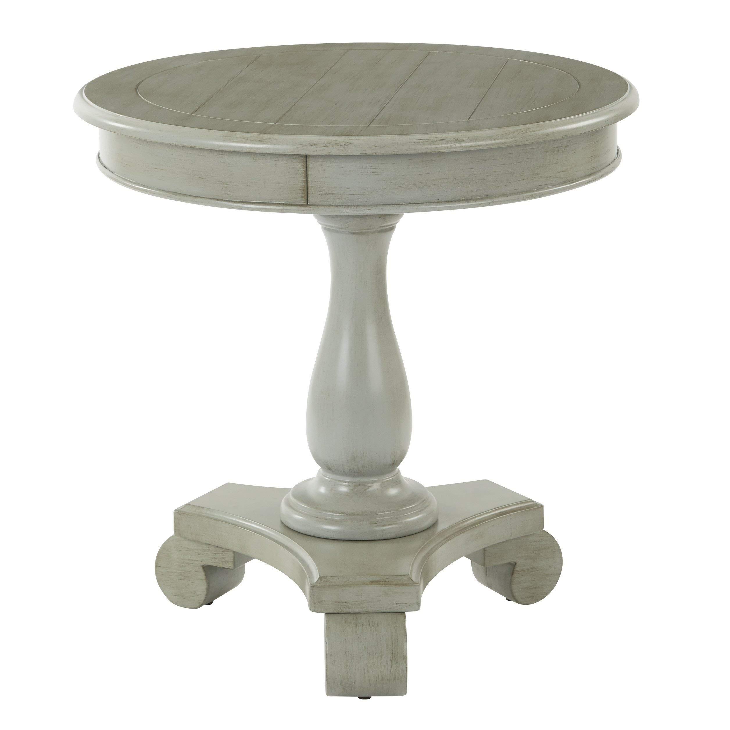 OSP Home Furnishings OSP Home Furnishings Inspired by Bassett Avalon Round Accent Table, Antique Black, (BP-AVLAT-YCM1-osp)