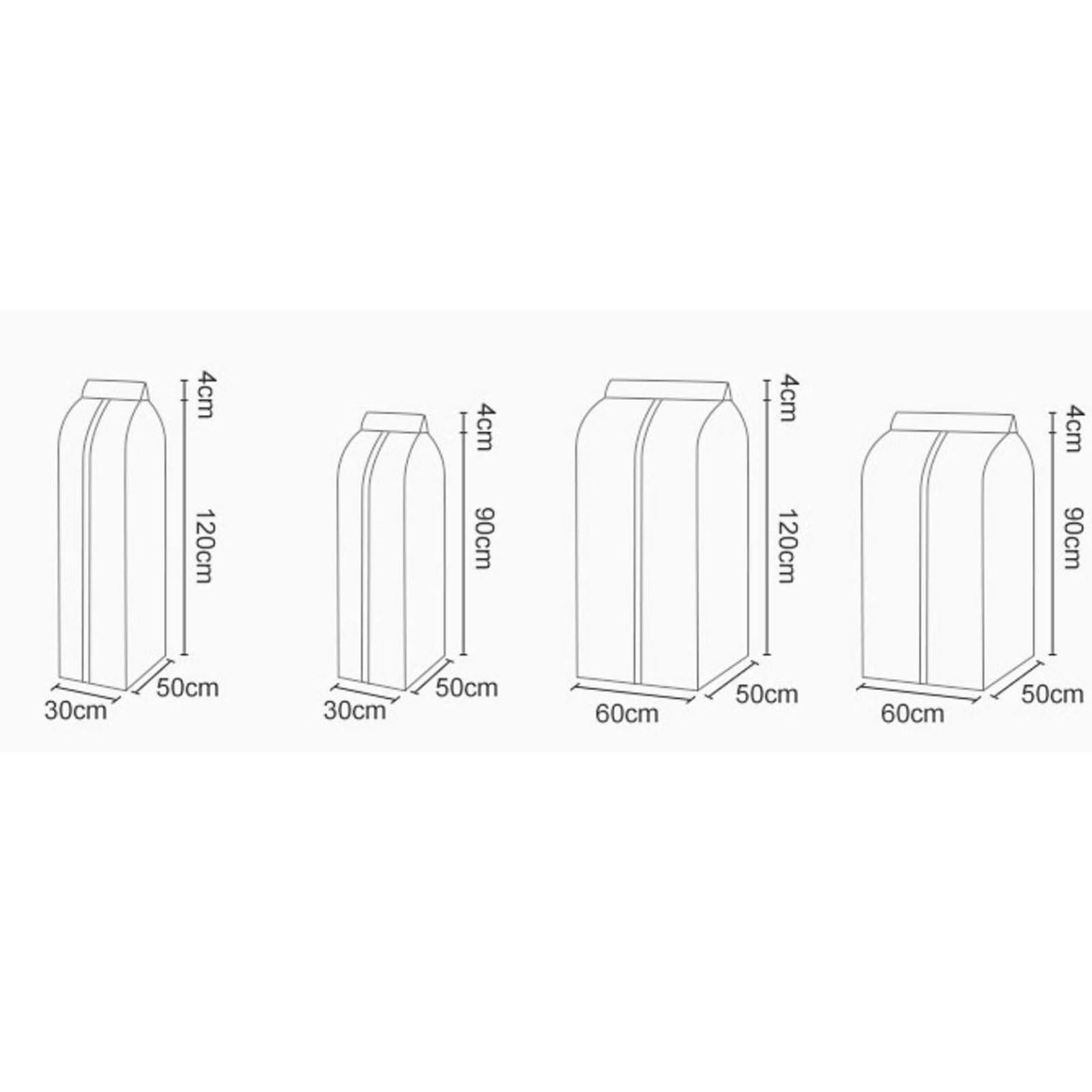 AoForce Clear Garment Rack Cover for Hanging Clothes, Breathable And Moisture-proof, Dust-proof And Wrinkle-proof, Thickened Capacity, Suitable for Floor Hangers And Wardrobes(Size:90*B)