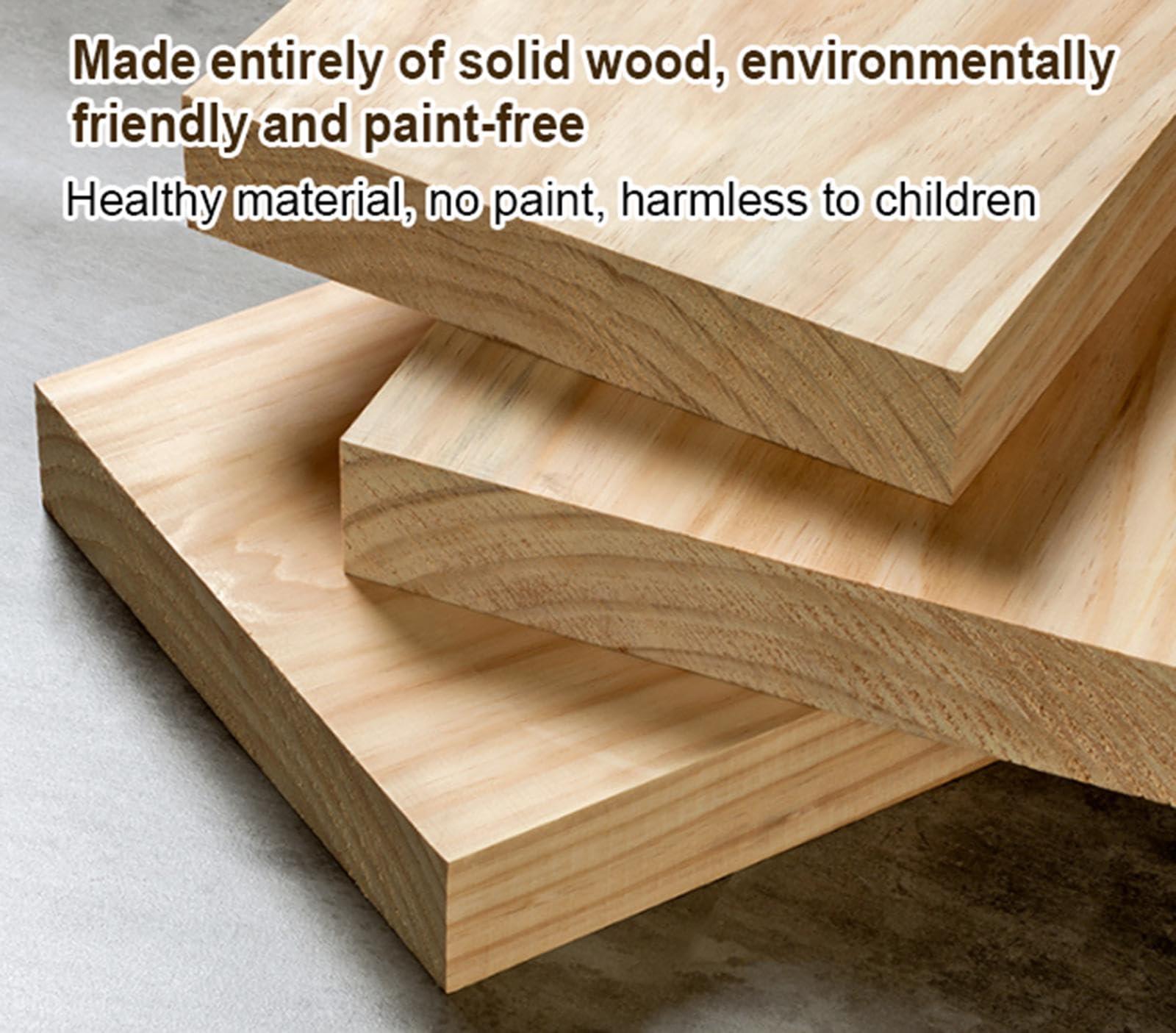 LOKORI LoKori Freestanding Bookshelf with 2 Drawers, Wood Natural Bookcase for Living Room, Home Office,Open Display Storage Shelf Organizer Shelves for Books CDs Plants,4Tier