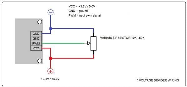 Krida PWM AC Voltage Dimmer 50/60Hz 80-240VAC for Arduino Raspberry Leading Edge Dimmer for AC Motor Pump Fan Light Heater Max 500W Pro Engineered Onboard Snubber Circuit - Compatible Worldwide
