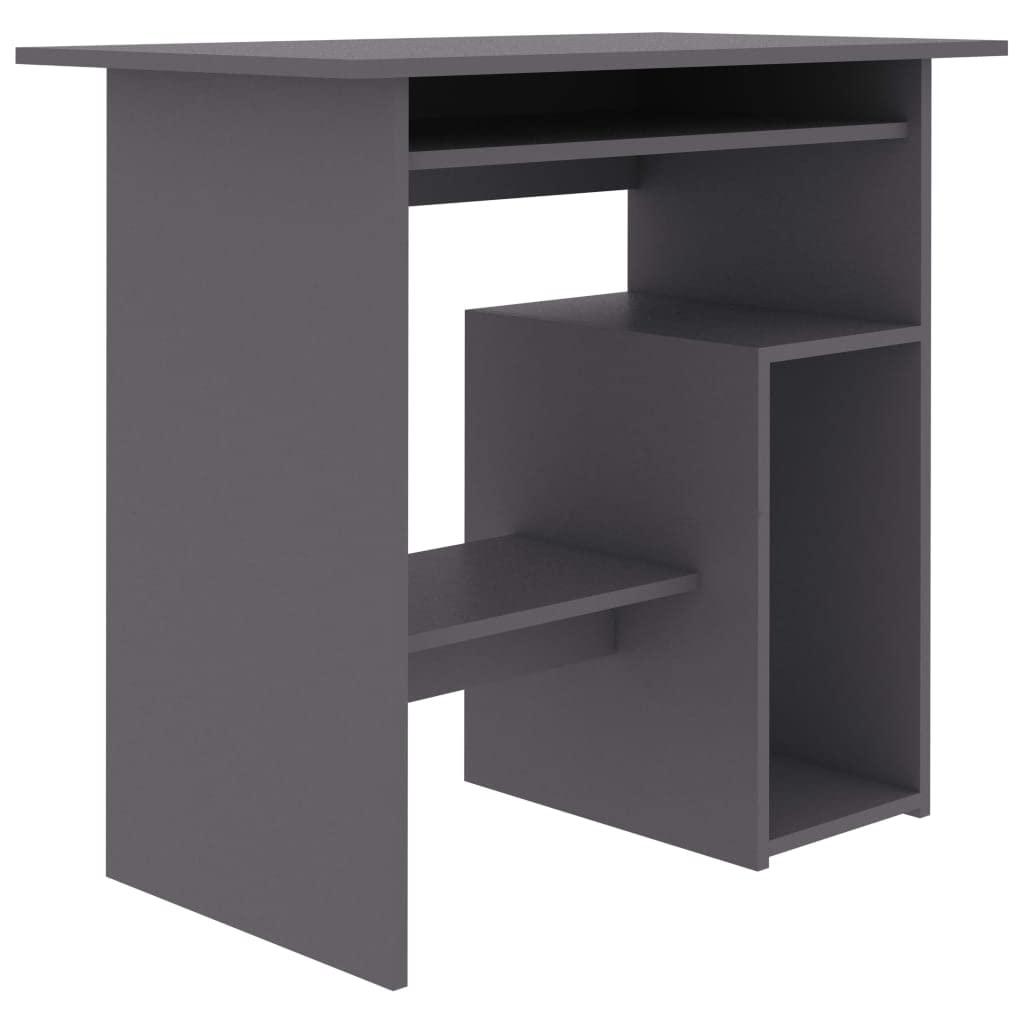 QZZCED QZZCED Corner Desk Bedroom Desk Computer Desk Desk Gray 31.5"x17.7"x29.1" Engineered WoodSuitable for Schools, Offices, Dormitories and bedrooms