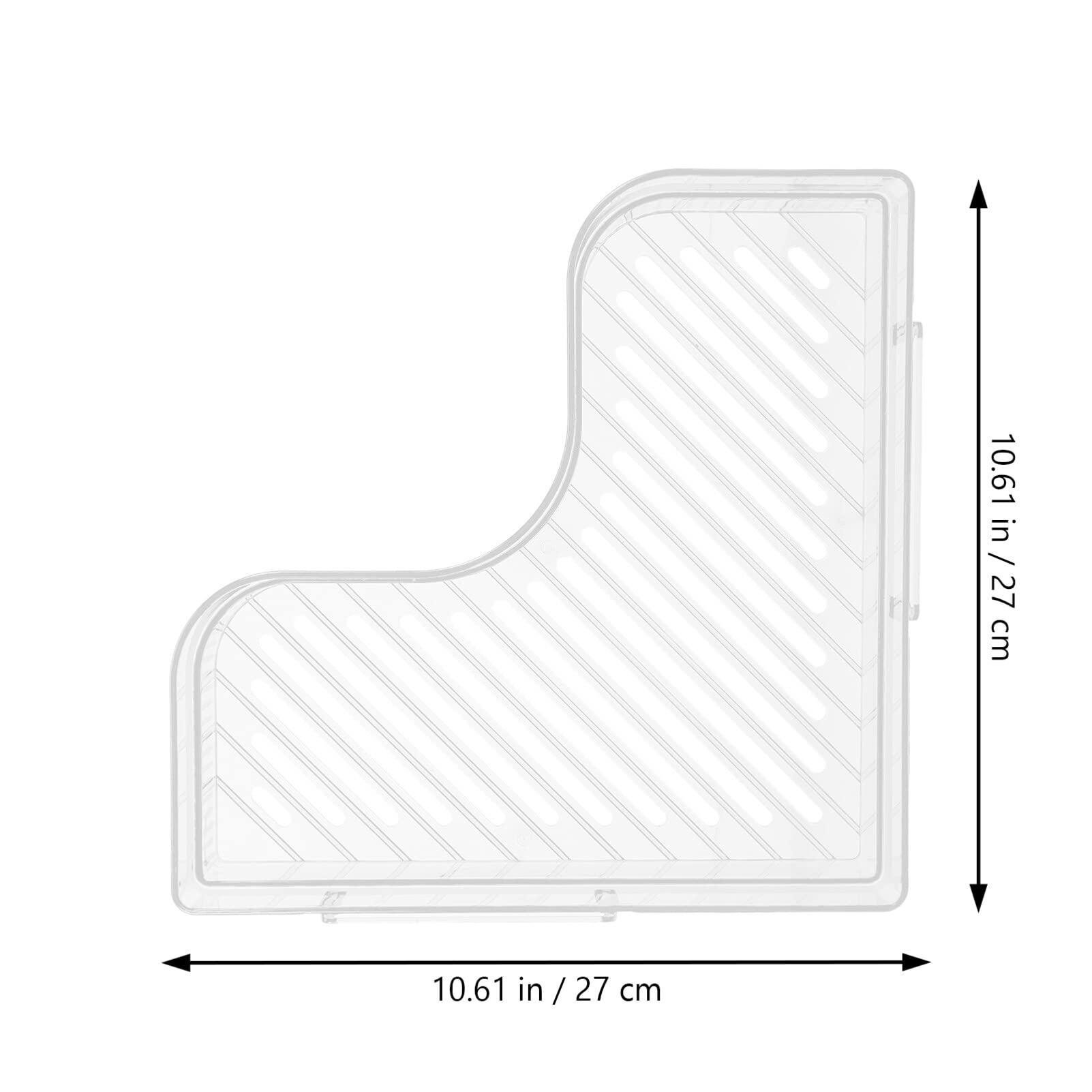 Alipis Alipis Bathroom Corner Shelf Shampoo Bottle Holder Bathroom Corner Rack Shower Stuff Wall-mounted Rack Bath Shampoo Holder Wall Mounted Toilet The Pet Shower Supplies Cosmetic