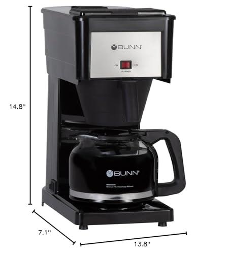 BUNN BUNN GRBD Velocity Brew High Altitude Original 10-Cup Home Brewer, Black
