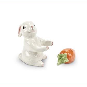 Abbott Collection Abbott Collection Bunny and Carrot Salt and Pepper Shaker, 2 Piece Set (3.5\" H)