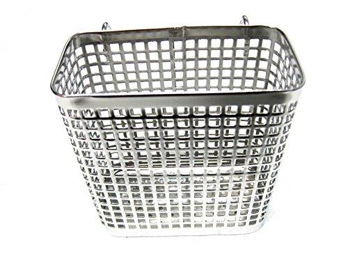 Stopia Small Square Stainless Steel Perforated Cutlery Basket Sink Rack Storage Silver by Stopia