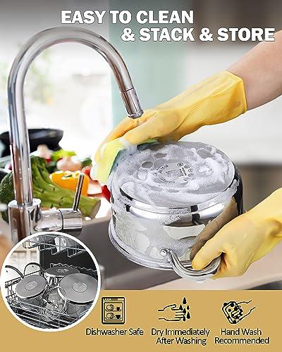 Cook N Home Cook N Home 8 Quart Stainless Steel Stockpot with Lid