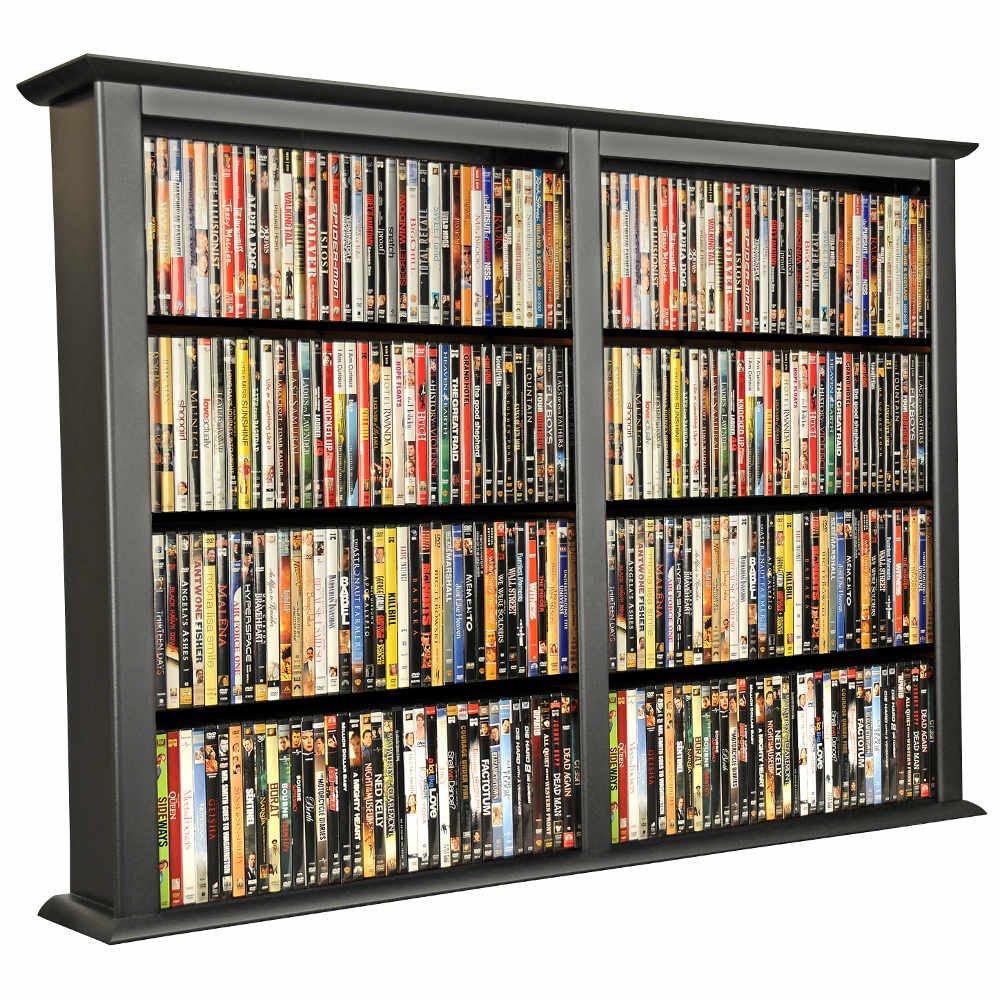 Venture Horizon Venture Horizon Wall Mount Media Cabinet Double - Black