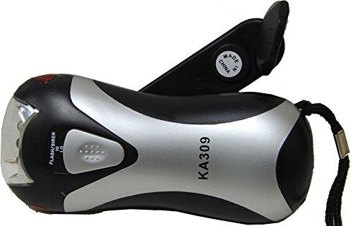 Kaito Kaito KA309 Wind-up 9-LED Flashlight with Compass