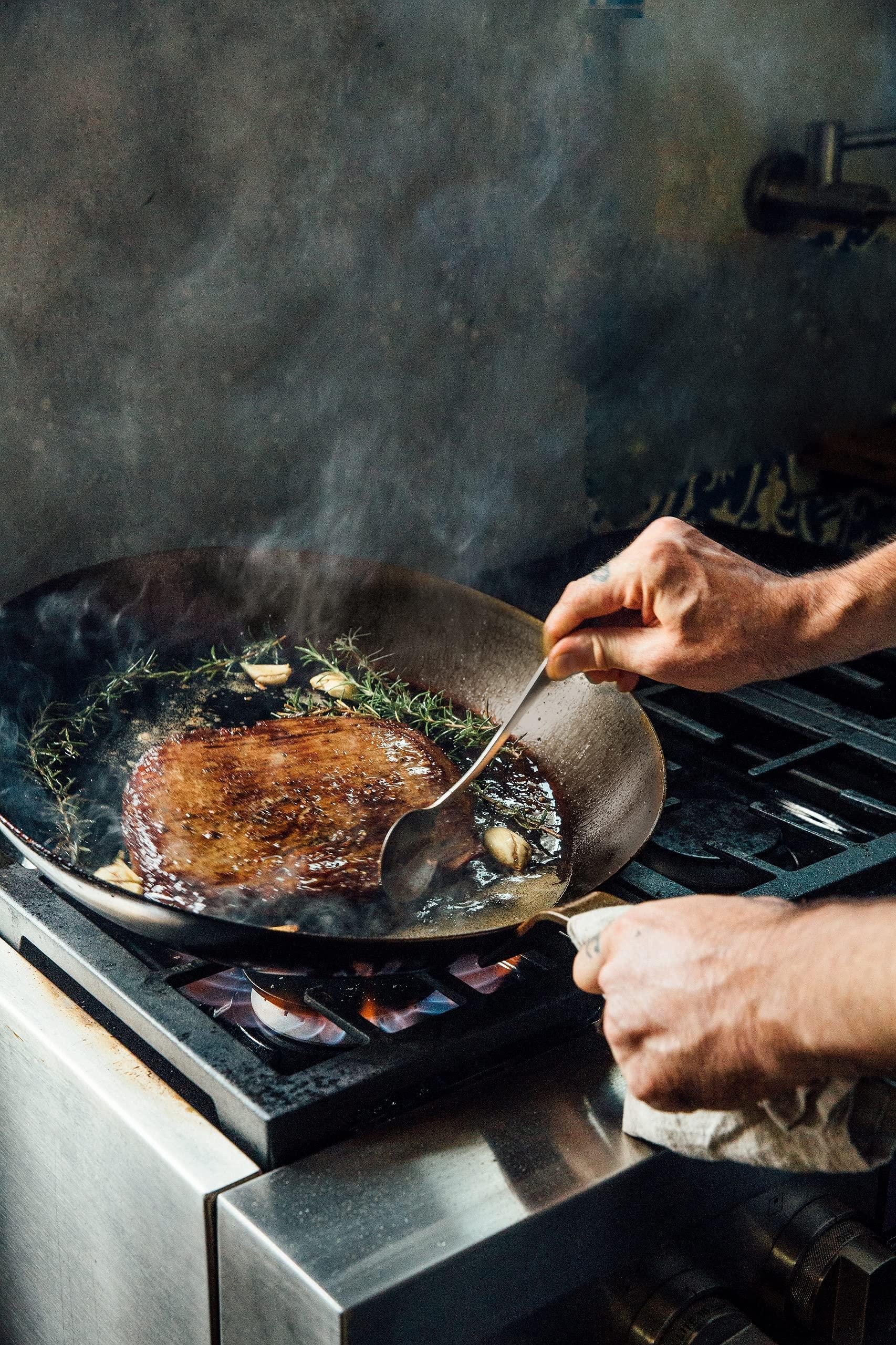 Matfer Matfer Bourgeat Black Carbon Steel Frying Pan, 11 3/4\"