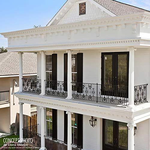 Ekena Millwork Ekena Millwork COR04X04X07DE 4-Inch W x 4-Inch D x 7 1/2-Inch H Devon Corbel , White