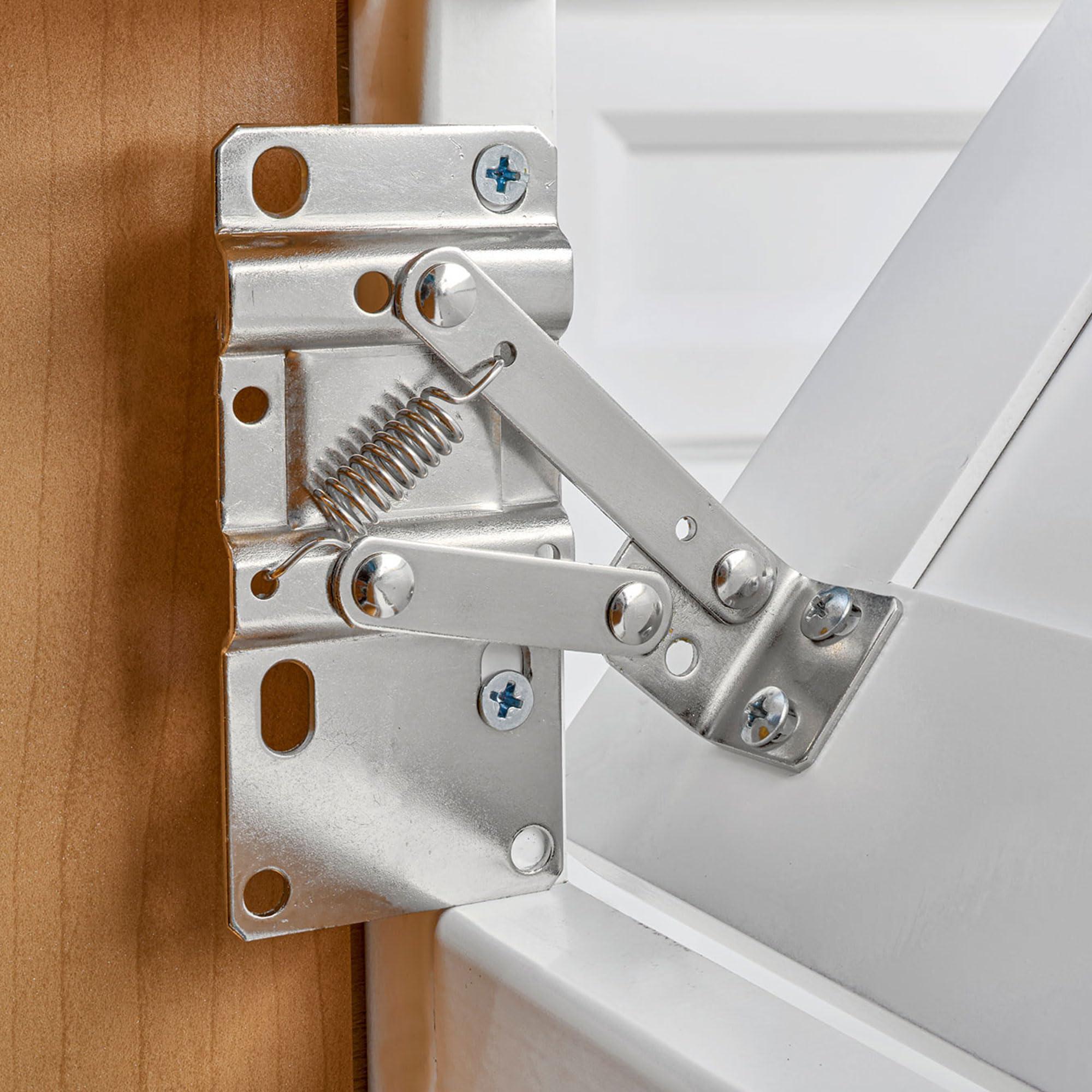 Rev-A-Shelf Rev-A-Shelf 28\" Slim Tip-Out Sink Tray for Kitchen and Bathroom Base Cabinets, Large Pull Out Stainless Steel Storage Organizer, Silver, 6541-28-52