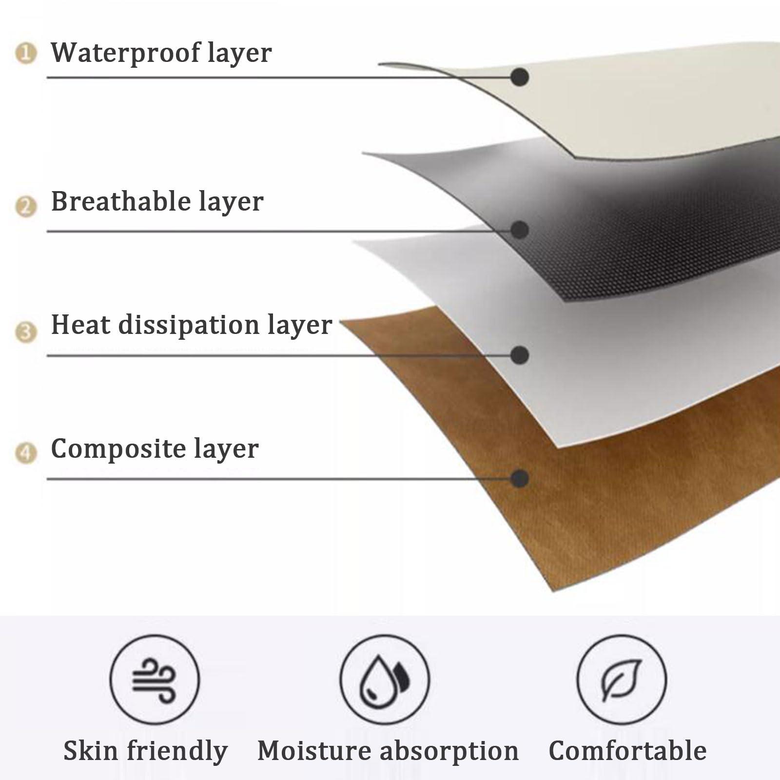 Generic Bed Headboard Slipcover Stretch Bed Headboard Cover Upholstered Bed Headboard Cover, Double King Size Leather/Wooden Bed Backrest Bed Head Covers Cloth Dustproof Head Board Protector Bedroom Decor