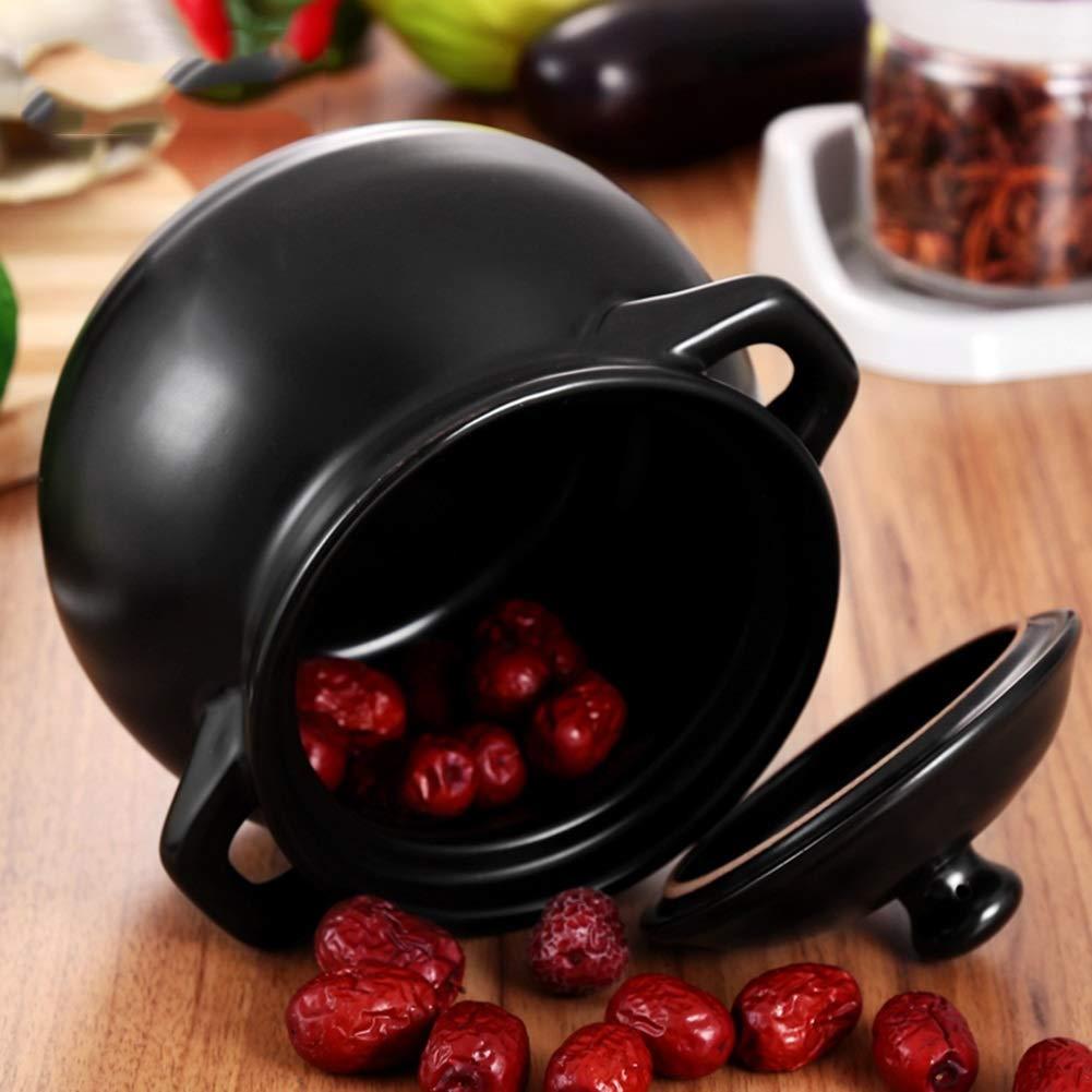 HEHE Casserole Cookware - Earthen Pot - Small Pot, Heat Resistant, Good Heat Preservation Effect, Safe Packaging, Durable