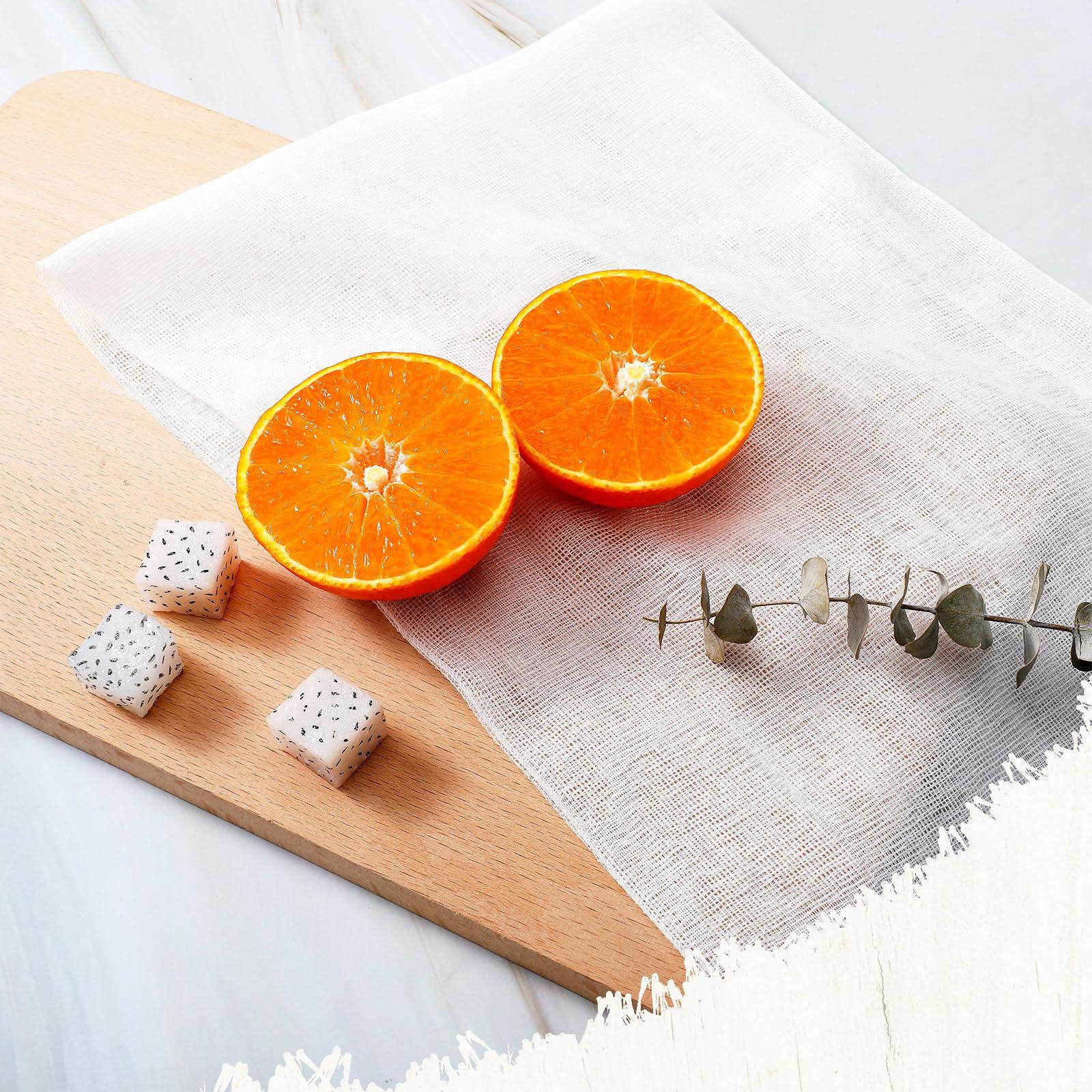 FuWeave FuWeave 1 Roll Cheese Cloth for Straining 70 Yard 100% Unbleached Cotton Fabric Reusable Cheese Cloth Bulk Cheesecloth Table Runner for Cooking, Wedding Decor, Straining, White(Grade 50)