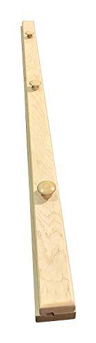 Hope Woodworking RRD Quilt Hanger for Wall for Display (48) Amish Made Wooden Quilt Rack Wall Mount - Rustic Tapestry Hangers for Rugs, Tapestries & Quilts Quilt Wall Hangers (Maple Wood, Natural Stain, 48 Long)