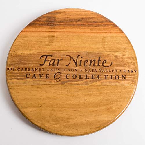 Alpine Wine Design! Far Niente Cave Collection Crate Lazy Susan by Alpine Wine Design, Golden Oak Finish