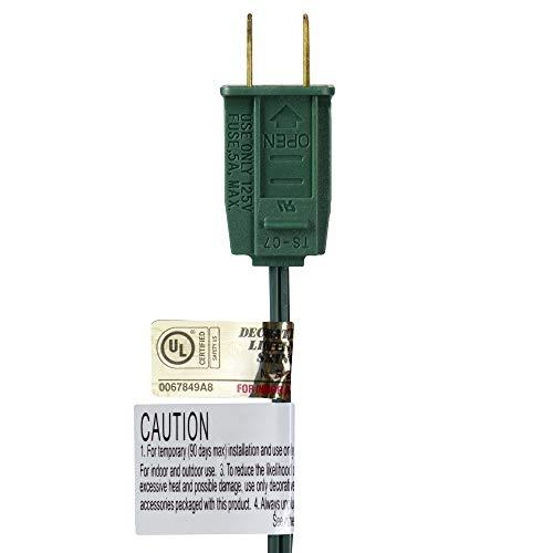 Northlight 25-Count Clear C7 Mini Christmas Light Set, 24ft Green Wire