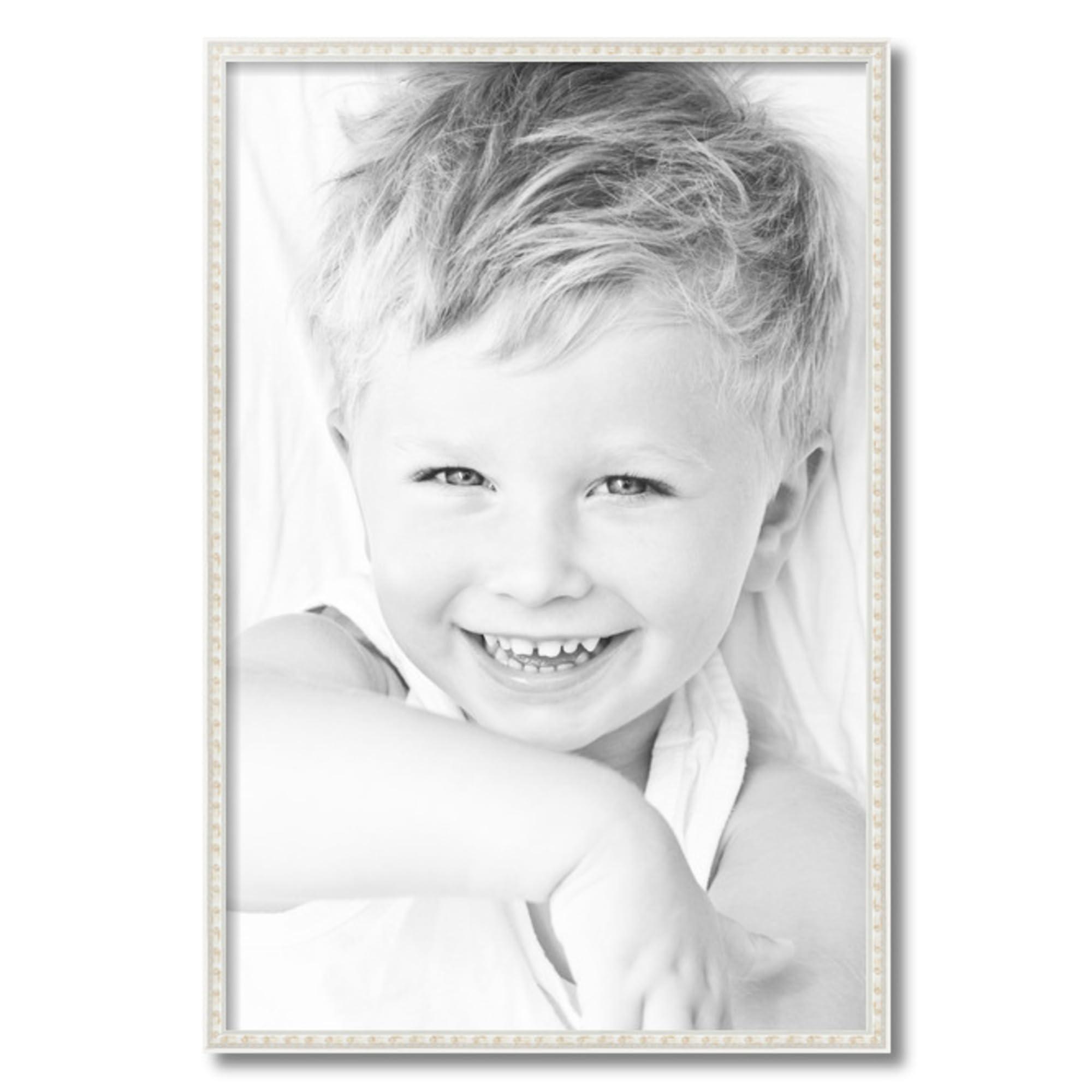 ArtToFrames ArtToFrames 20x30 Inch White Picture Frame, This 0.75 Inch Custom Poster Frame is White - Comes with Economy Acrylic and 1 Backing (WOM5125-20x30)