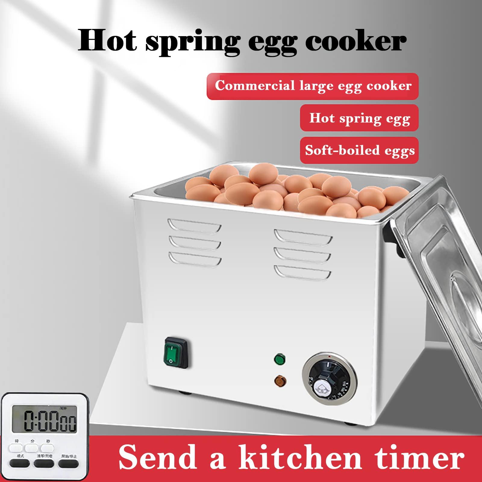 STMKB Commercial Egg Cooker, Large-capacity Egg Cooker, Hot Spring Eggs/boiled Eggs/boiled Eggs/tea Eggs, Dual-purpose Steaming and Cooking, Can Make 45-60 Eggs At a Time